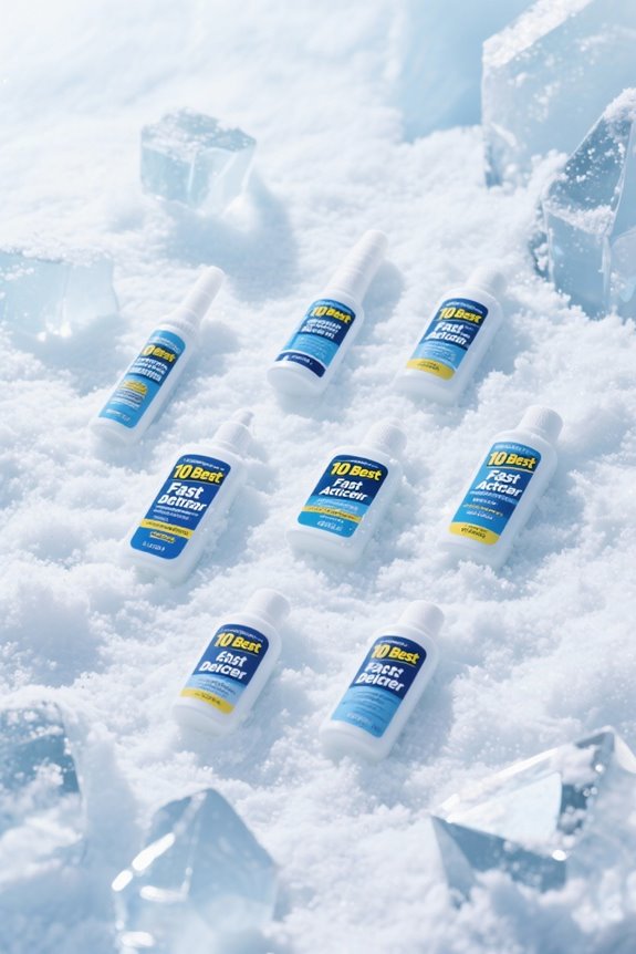 fast acting winter de icers