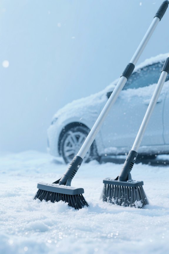 key features for snow brooms