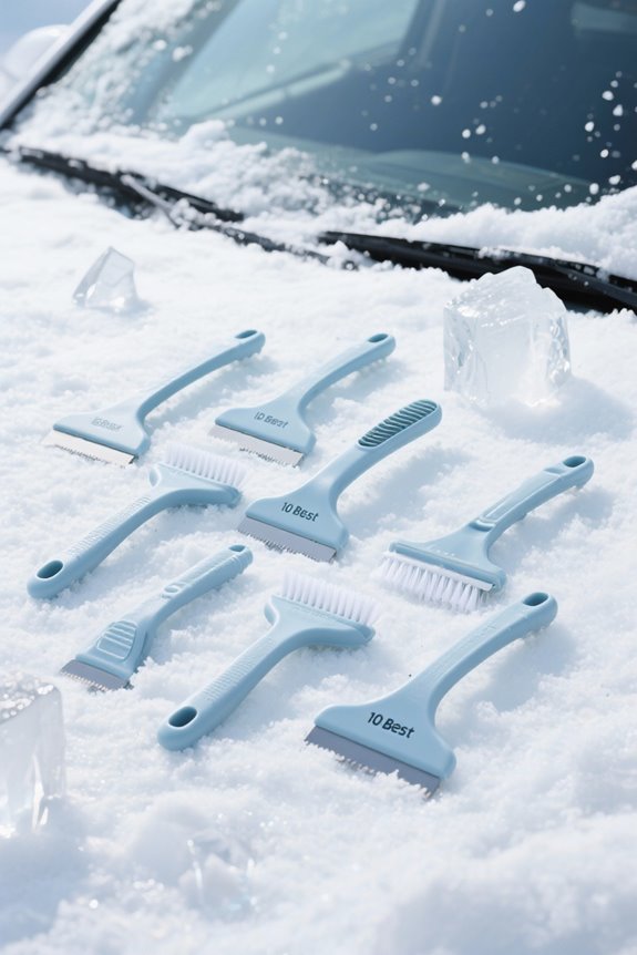 scratch free windshield ice scrapers