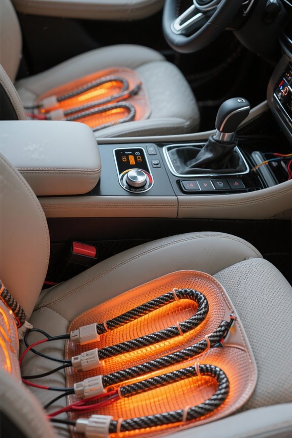 seat warmer control settings